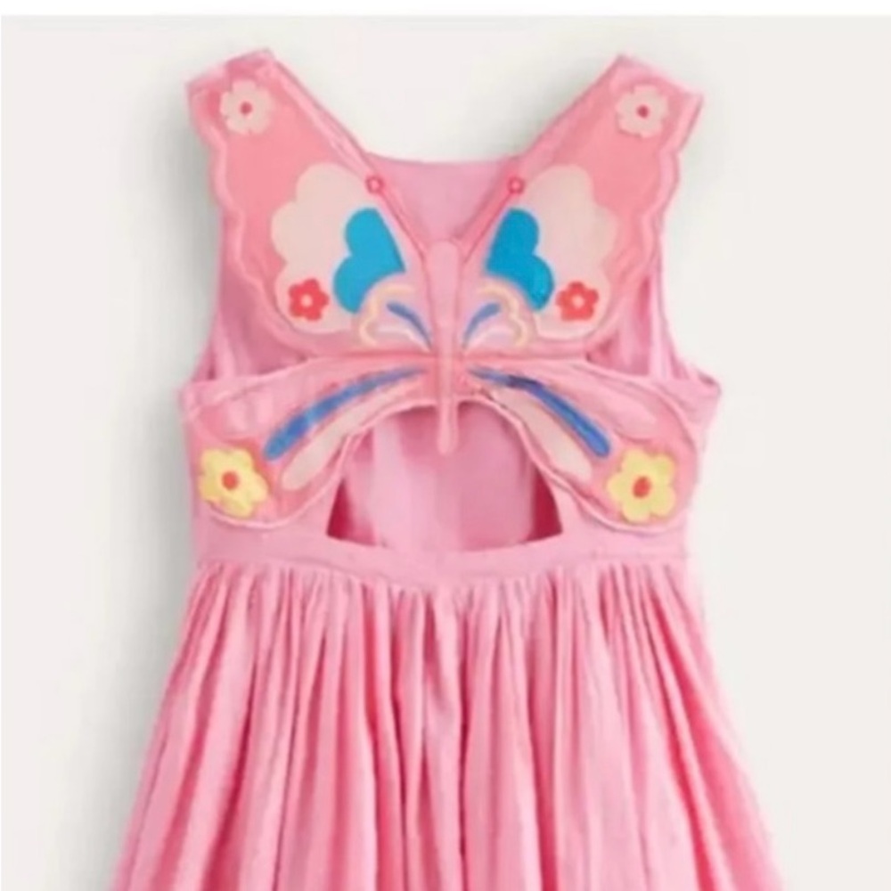 Mini Boden Pink and Blue Dress
